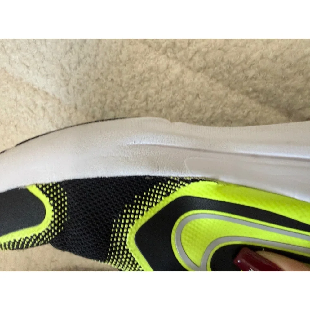 Nike Star Runner 3 GS Black Neon Volt Kids Running Shoes Size 4.5Y